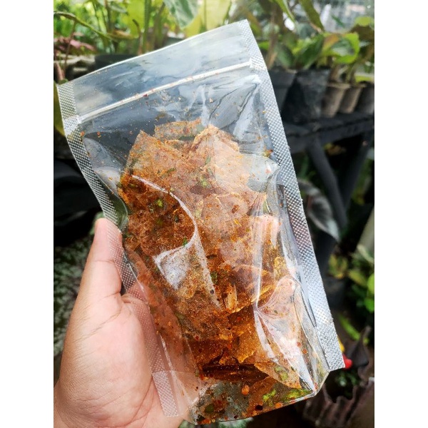 

Kripca kripik kaca viral pedas daun jeruk dan gurih kemasan 100gr