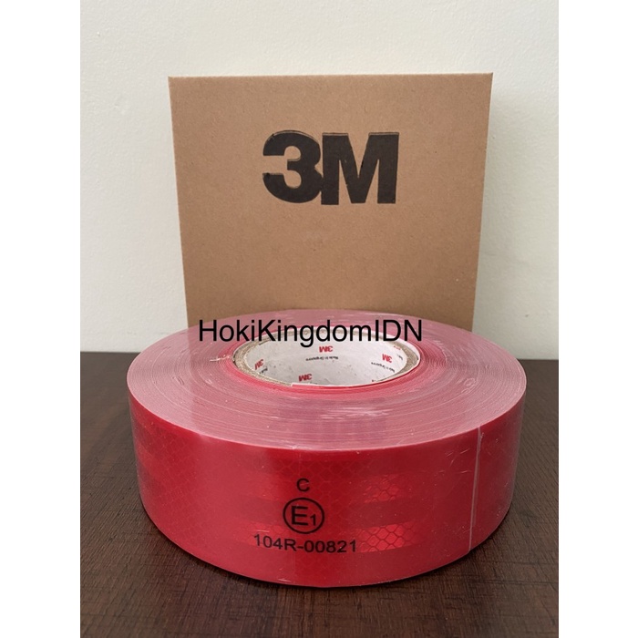 Emblem Scotlight / Scotlite / Reflektif Stiker Merah