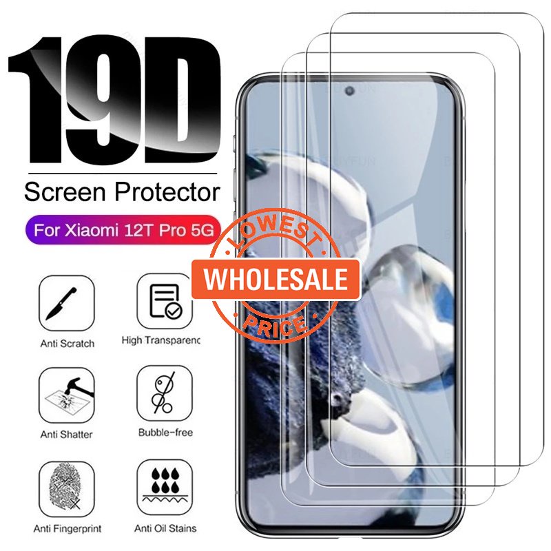 1pc Pelindung Layar Tempered Glass 9H HD Untuk Xiaomi 12T 12T Pro