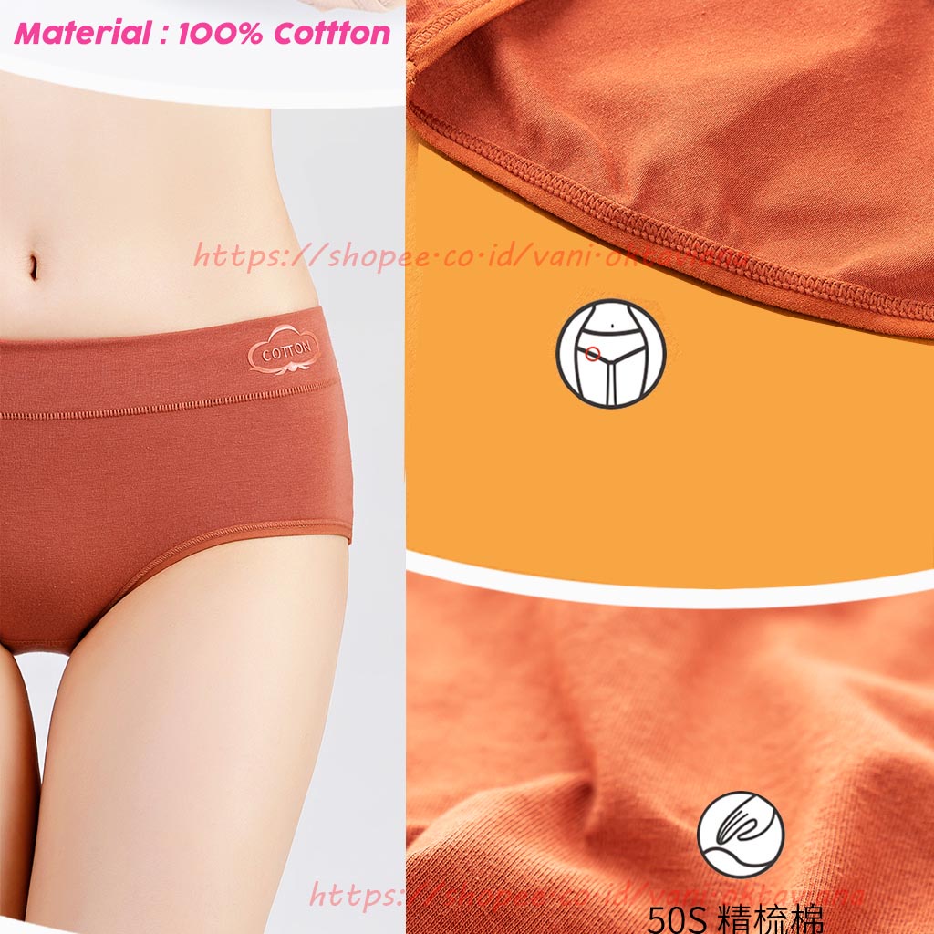 Celana Dalam Wanita Katun Menyerap Keringat Celana Dalam Katun Halus Nyaman Dipakai | Women Panties Underwear