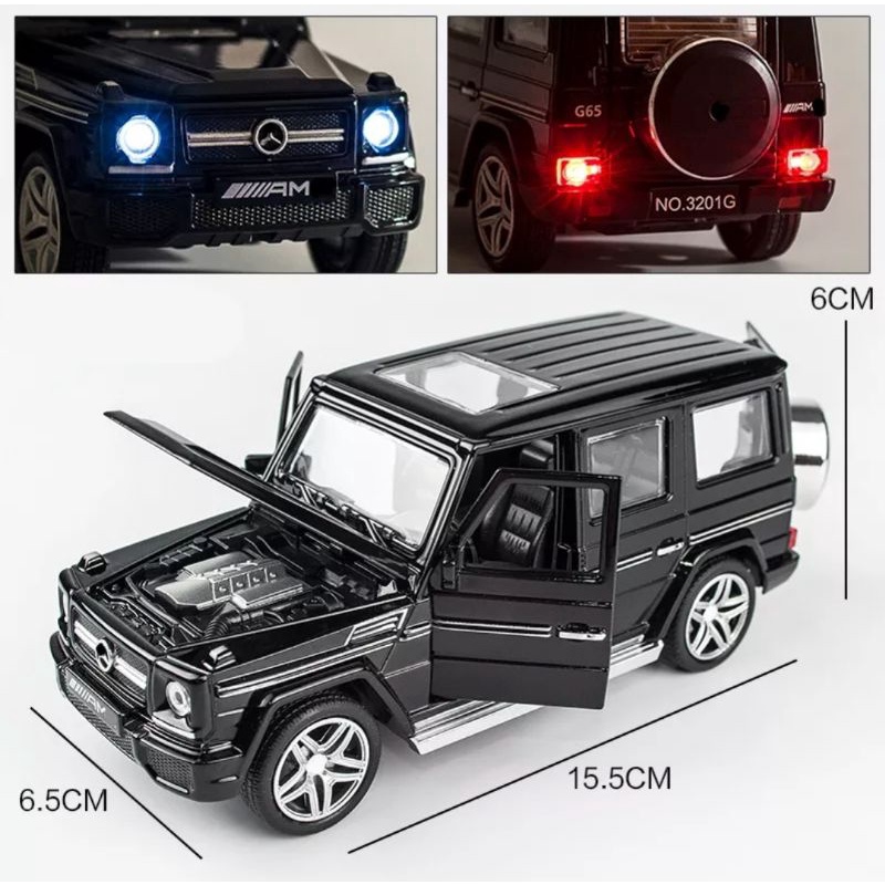 DIECAST Mobil Mercedes Benz AMG G65 Miniatur Die-cast Mobil Skala 1:32