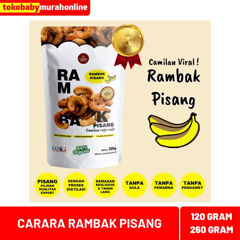 CARARA RAMBAK PISANG / KERIPIK PISANG