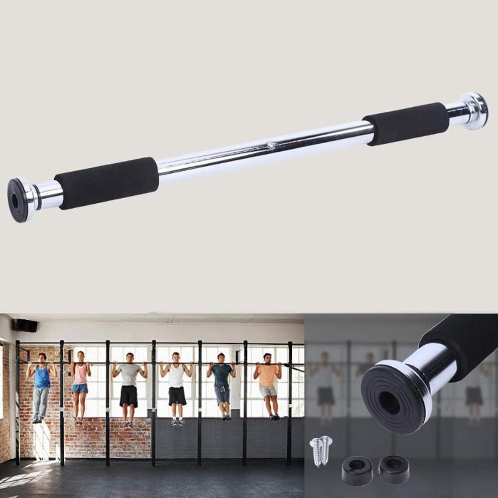 Barnik88 Pull Up Bar Adjustable /Iron Gym / Chin Up Alat fitness di rumah doorway Alat fitness olahraga