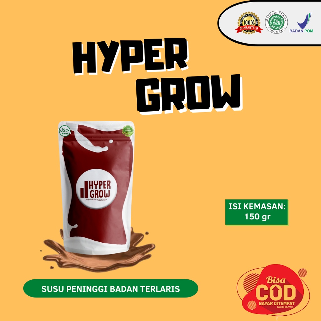 

HYPER GROW SUSU – SUSU Penambah Berat Badan Susu Penggemuk Badan Vitamin Penggemuk Badan 100% / SUSU PENAMBAH BERAT BADAN UNTUK PRIA DAN WANITA