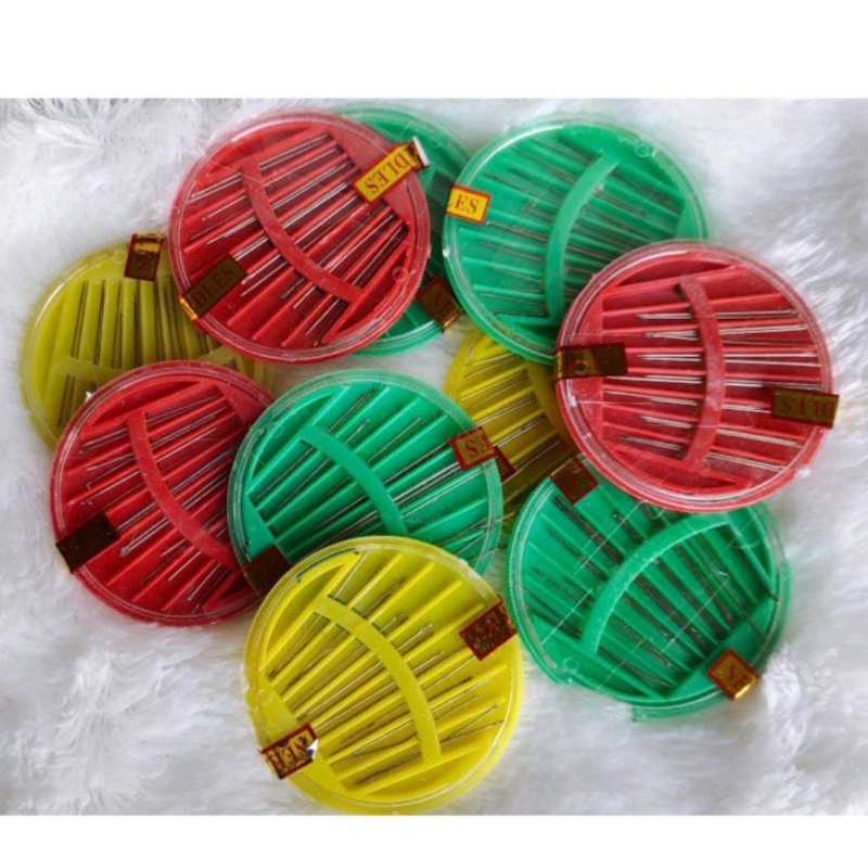 JARUM JAHIT TANGAN WADAH BULAT