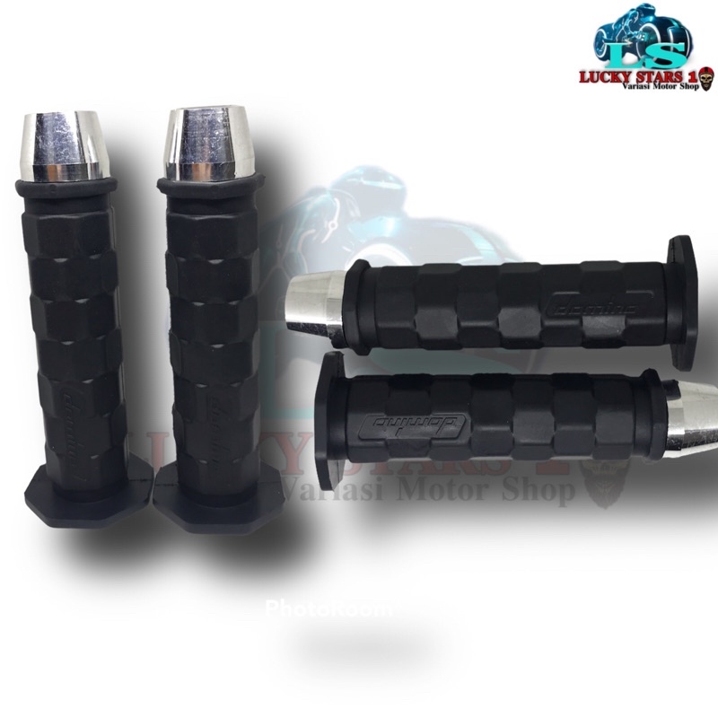 Handgrip handfat domino model daytona+jalu stang pcx mini universal