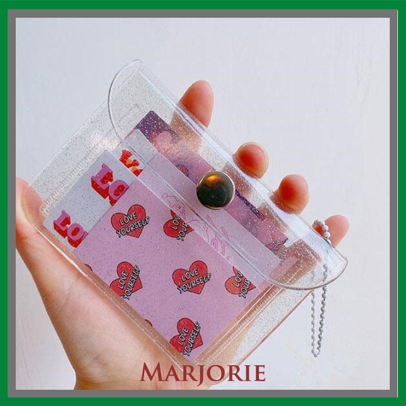 Dompet Koin Wanita/ Kunci Mini Transparan Coin Purse Dompet kartu cewek-MJD