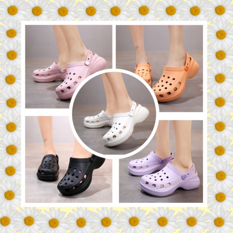 Wedges baim EVA polos no jibitz import/sandal wanita import bahan EVA/sandal baim wanita