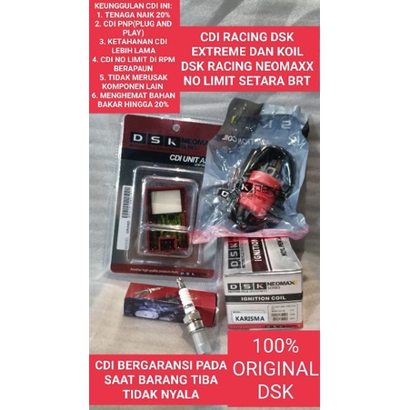 CDI DSK UNLIMER KOIL COIL RACING DSK  Grand Supra X Lama Supra Fit New Revo Lama SETARA DENGAN BRT
