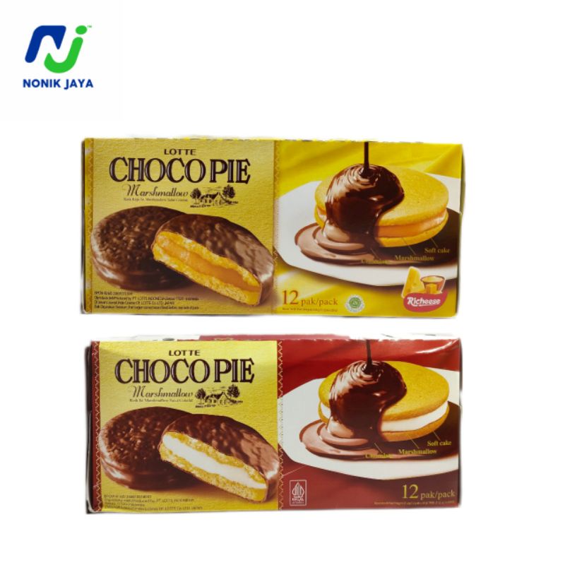 Lotte Choco Pie Box isi 12 pcs