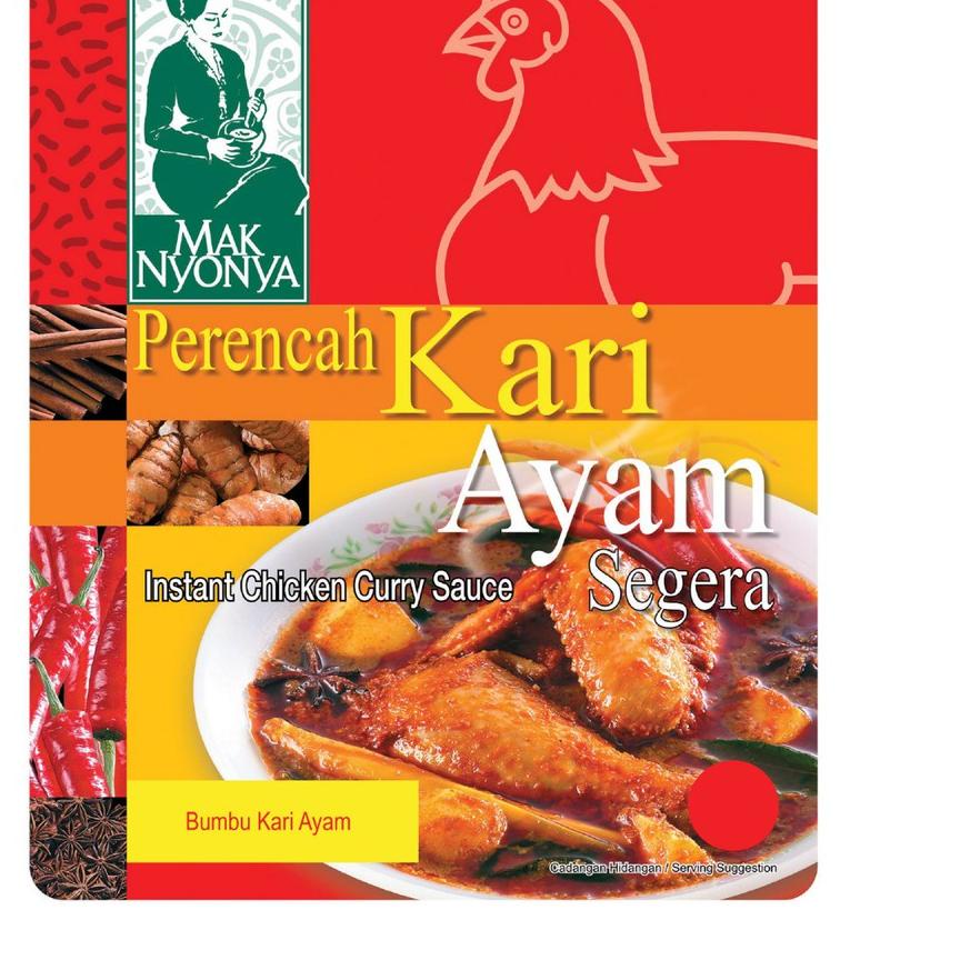 FLASH SALE Bumbu Masak Instan Mak Nyonya Kari Ayam 100g buruan