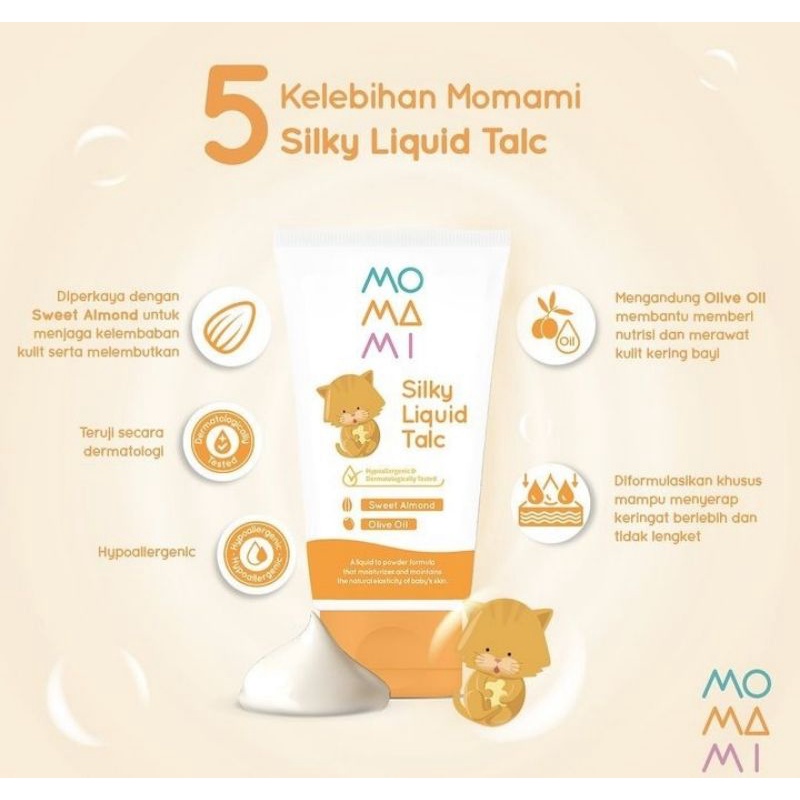 MOMAMI SILKY LIQUID TALC