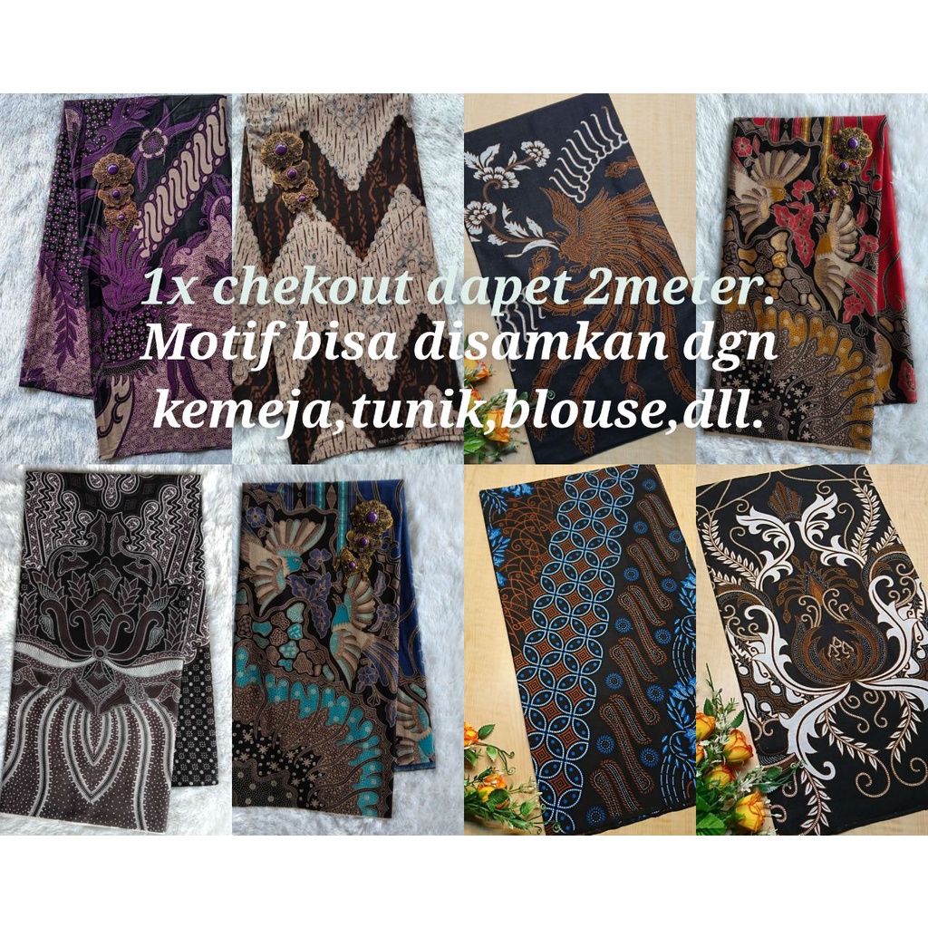 Kain batik bahan katun LOKATEXPRIMATEX BATIK NAKULA