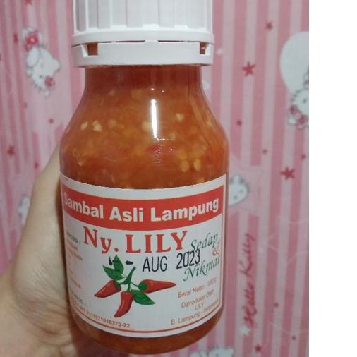 

Terbaik Sambal Ny LILY Asli Lampung 350 gram 