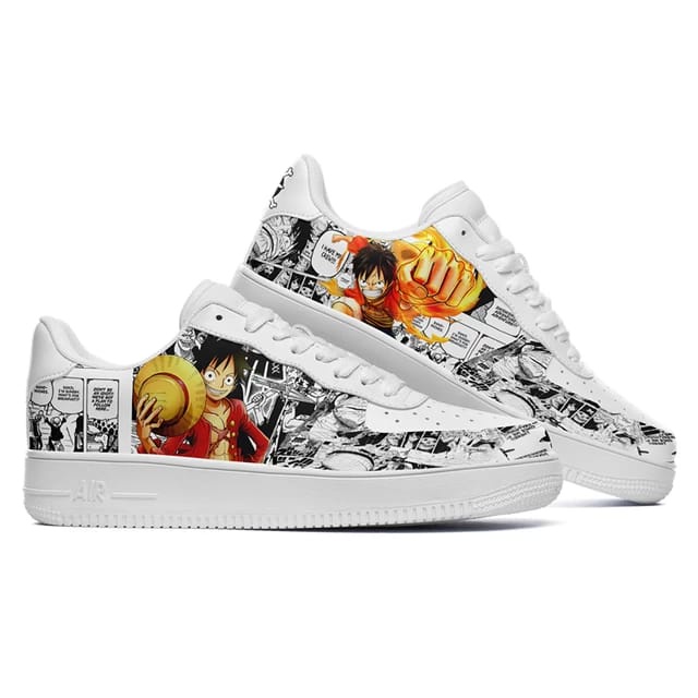 Sneakers Pria Tali Fashion  Cartoon Anime Lutfi