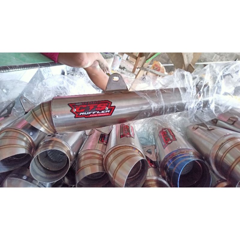 knalpot racing CTS jigsaw corblue keong