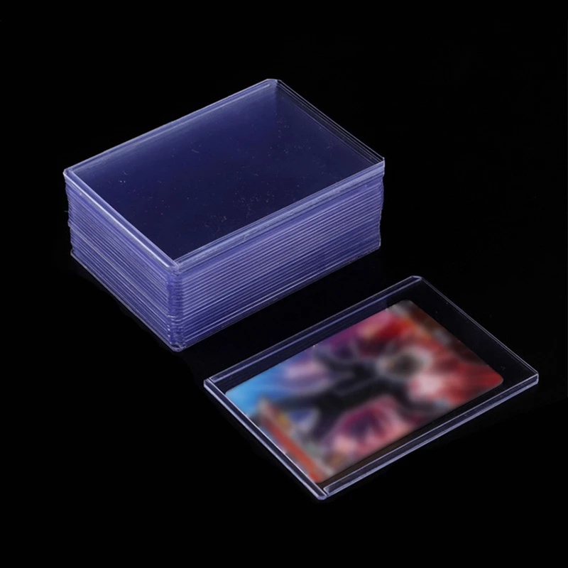 [Grosir] Universal Tahan Lama Waterproof Card Holders Board Game Cards Pelindung Luar Holder Sleeves Transparan Hard Plastic Card Sleeves