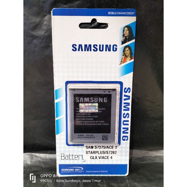 Baterai | Battery | Batre Samsung galaxy V | Ace 3 | Ace 4 | Star + original