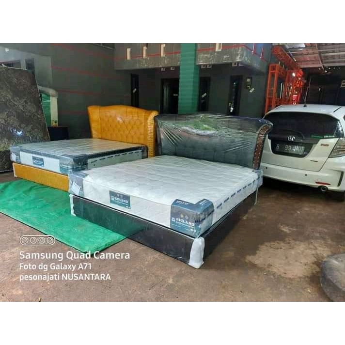 SPRINGBED FULL SET BIGLAND SANDARAN SOFA GAJAH