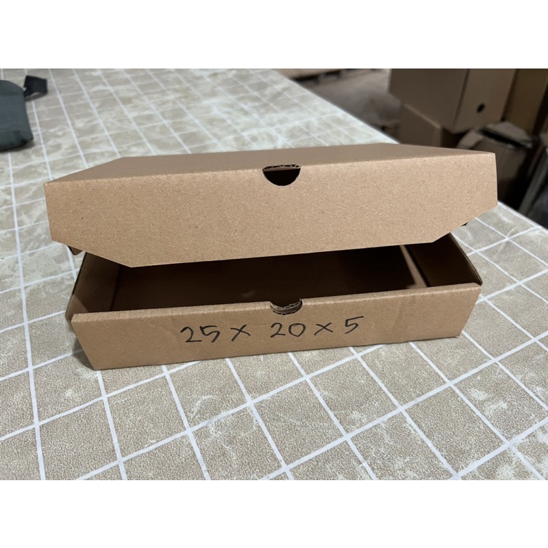 

25x20x5 cm box pizza diecut kardus dus kemasan packaging bflute kmk125