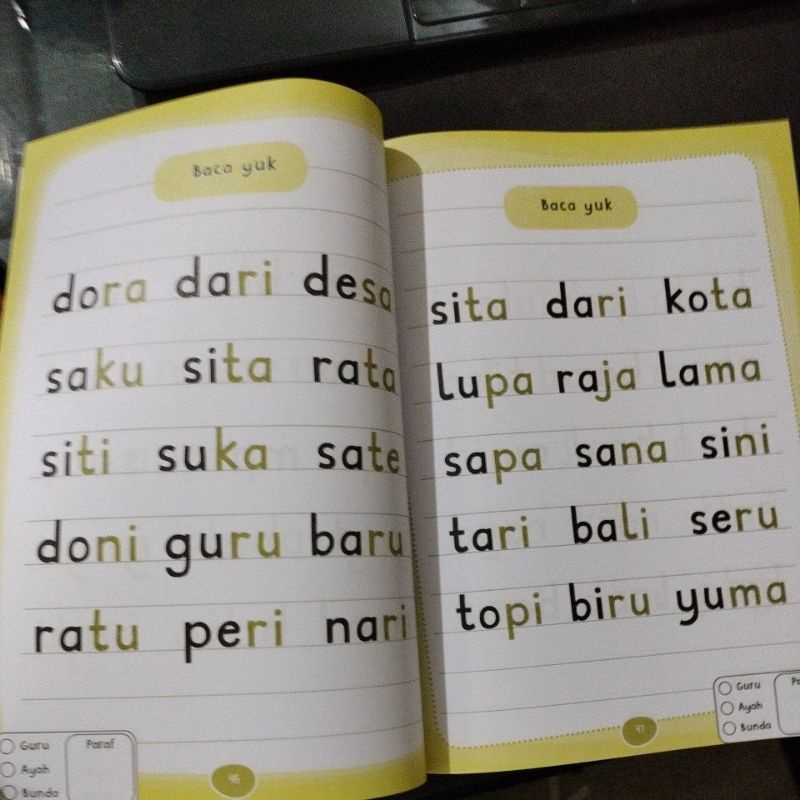 buku suplemen belajar mandiri 60 jam pintar baca tanpa dieja