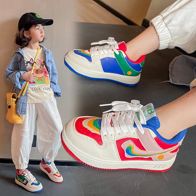 [Tokobig] Bowietop &amp; Bowielow Sneaker Sepatu Anak Laki-laki Import Kids Ukuran 26-37 Usia 3-9 Tahun