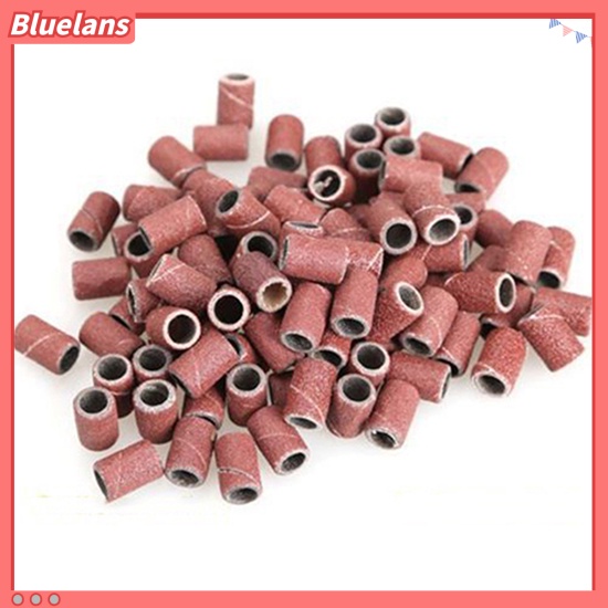 Bluelans 50pcs Amplas Kuku Bentuk Roda Untuk Nail Art DIY