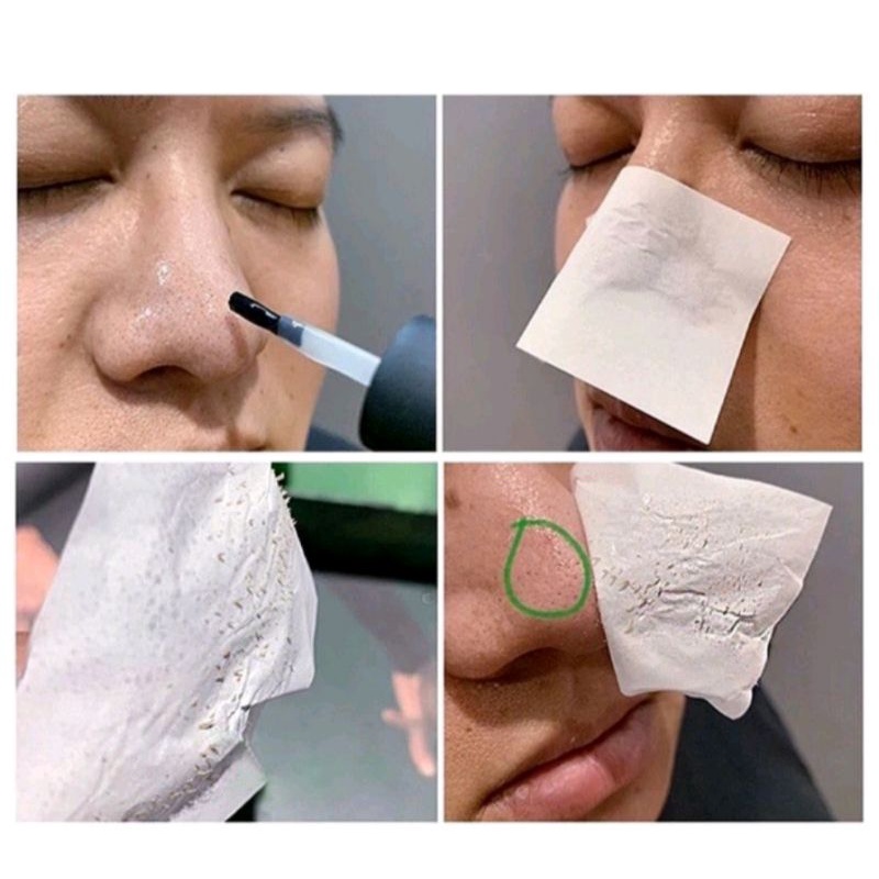 BPOM MASKER PENGANGKAT KOMEDO BLACKHEAD REMOVER MASK STEP 1 DAN 2