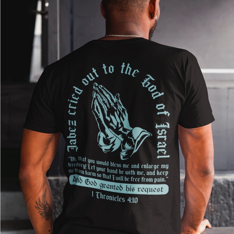 Kaos Rohani Kristen Prayer Of Jabez | Jeslov Merch | Christian Apparel
