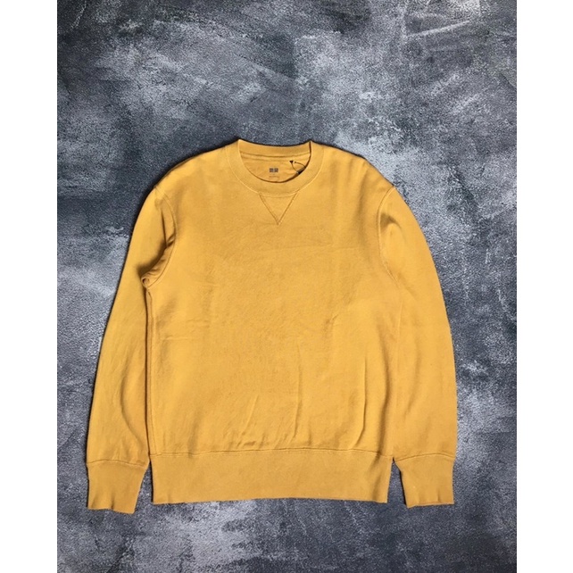 Uniqlo Crewneck Mustard cn sweter original