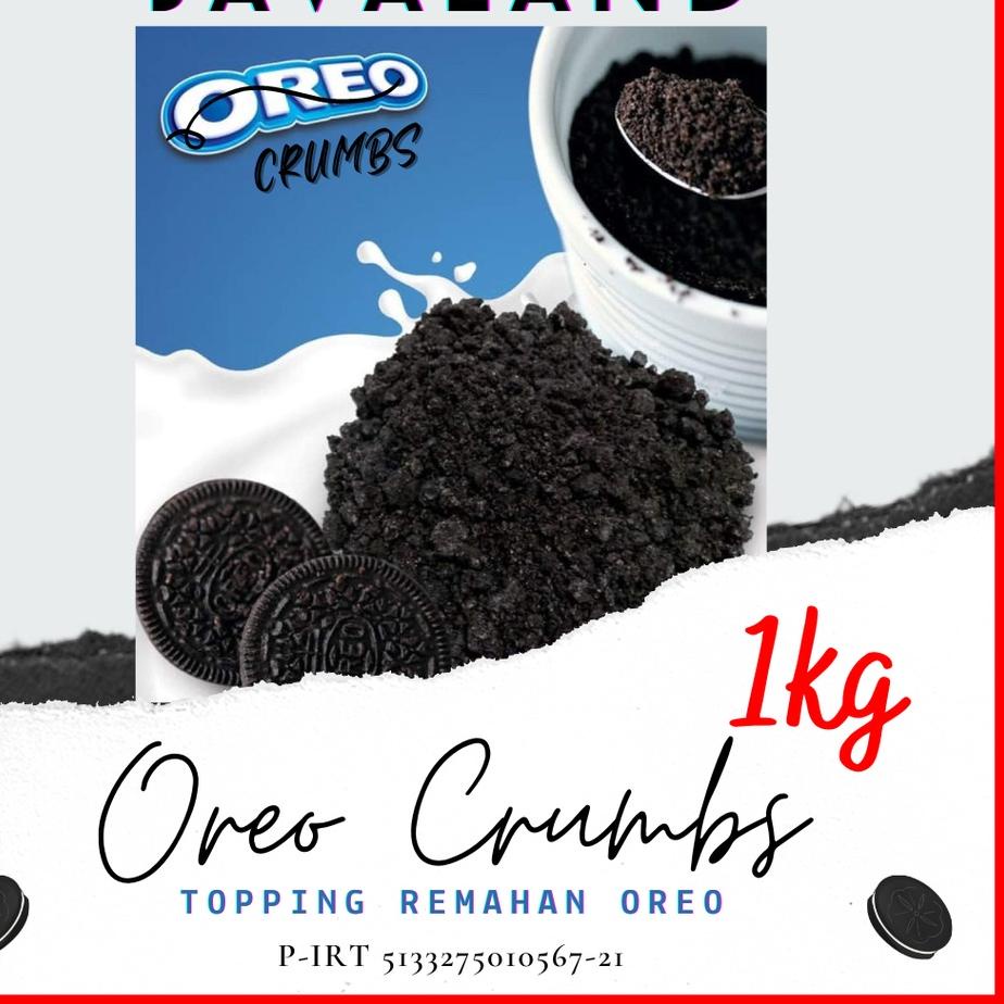 

✨10.10✨ COD [1kg Owre*o Crumbs] Javaland Owre*o Crumbs Biskuit Hitam 1kg !