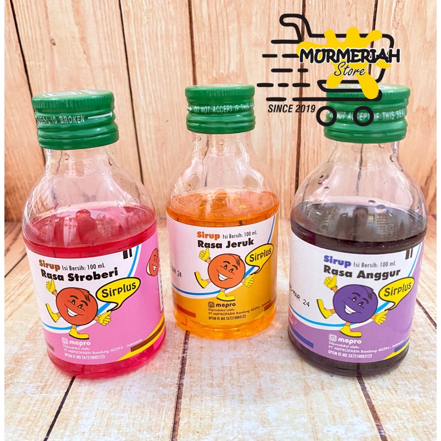 

SIRPLUS Sirup 100 ml Rasa-rasa - Syrup Pemanis Obat