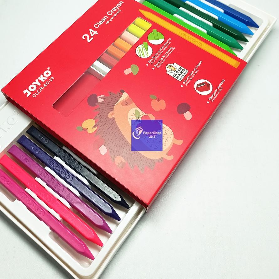 

ハ JOYKO - Crayon - CLCR-AC-24 Clear Crayon - Pack Hot Sale