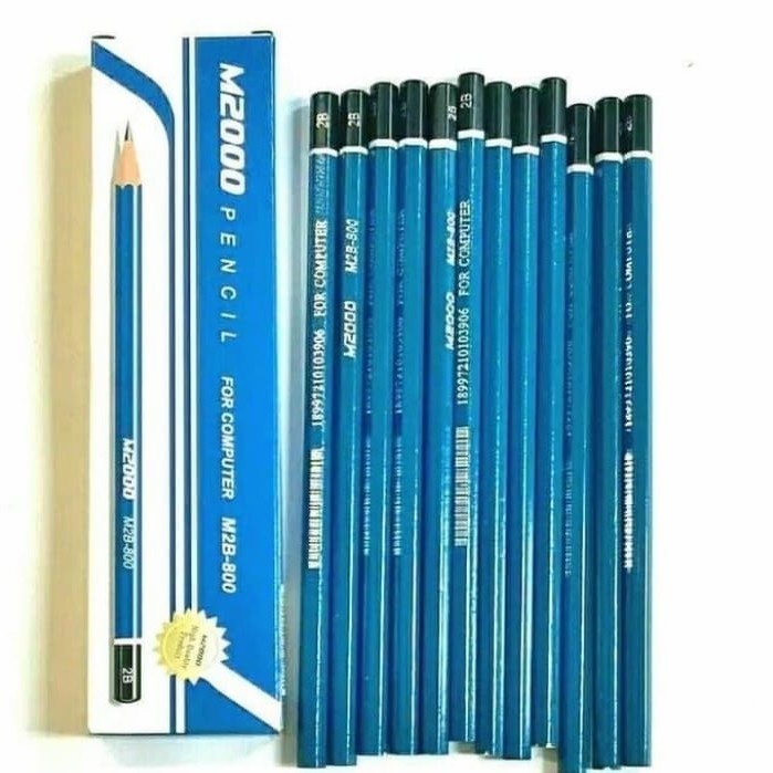 

Pensil 2B Alat Tulis Sekolah Anak Kantor Pinsil Kayu Pensil