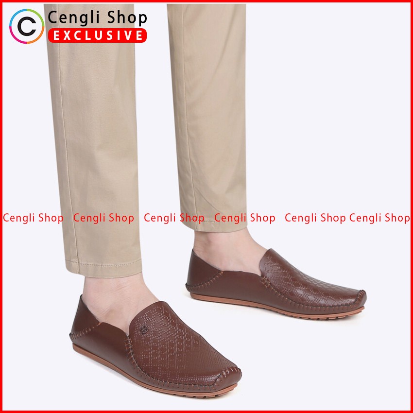 SEPATU LOAFER EVERBEST PRIA ORIGINAL PANSUS KULIT BRANDED COKLAT EM09