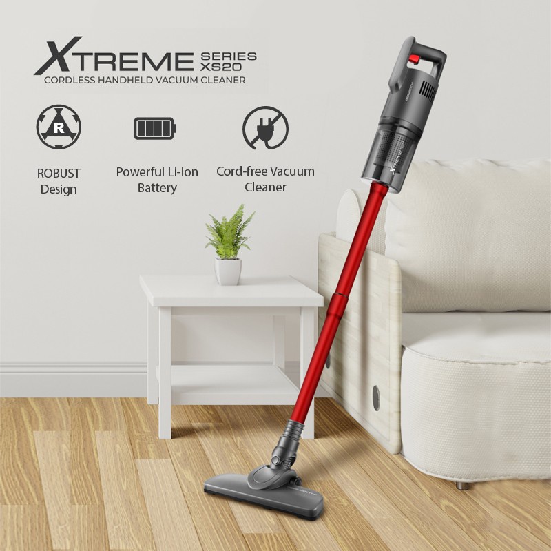 PerySmith XS20 Cordless Vacuum Cleaner Handheld Penyedot Debu 18KPA