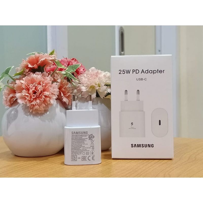 Batok Charger SAMSUNG TYPE-C 25W ORIGINAL Kepala Casan SAMSUNG TYPE C 25W Adaptor Charger SAMSUNG 25W TIPE C FAST CHARGING