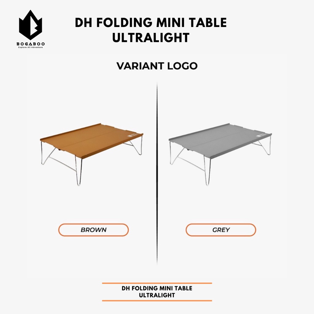 Dhaulagiri Folding Mini Table 02 - Meja Lipet Minimalis Portable - Meja Camping Piknik Outdoor Gunung- DH FOLDING MINI TABLE ULTRALIGHT