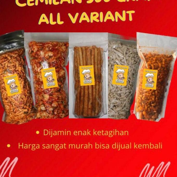 

✨TERBARU✨ VARIANT CEMILAN 500 GRAM KEMASAN POLOS serbuuu !