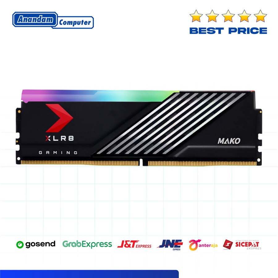 PNY XLR8 MAKO RGB Longdimm 16GB DDR5 6000Mhz - Ram Memory PC