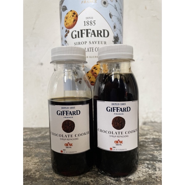 

GIFFARD Chocolate Cookie Syrup Premium Repacking 80ml 100ml