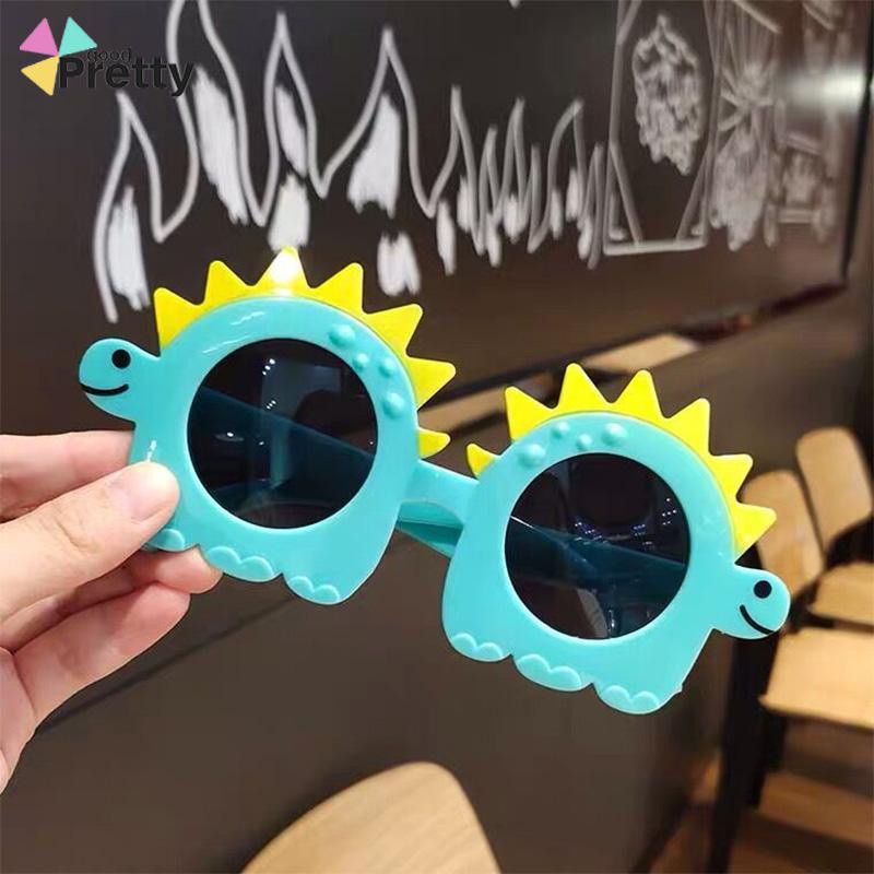 Kacamata Anak Laki-Laki Perempuan Frame Kartun Dinosaurus Lucu Untuk Pesta Ulang Tahun - PD