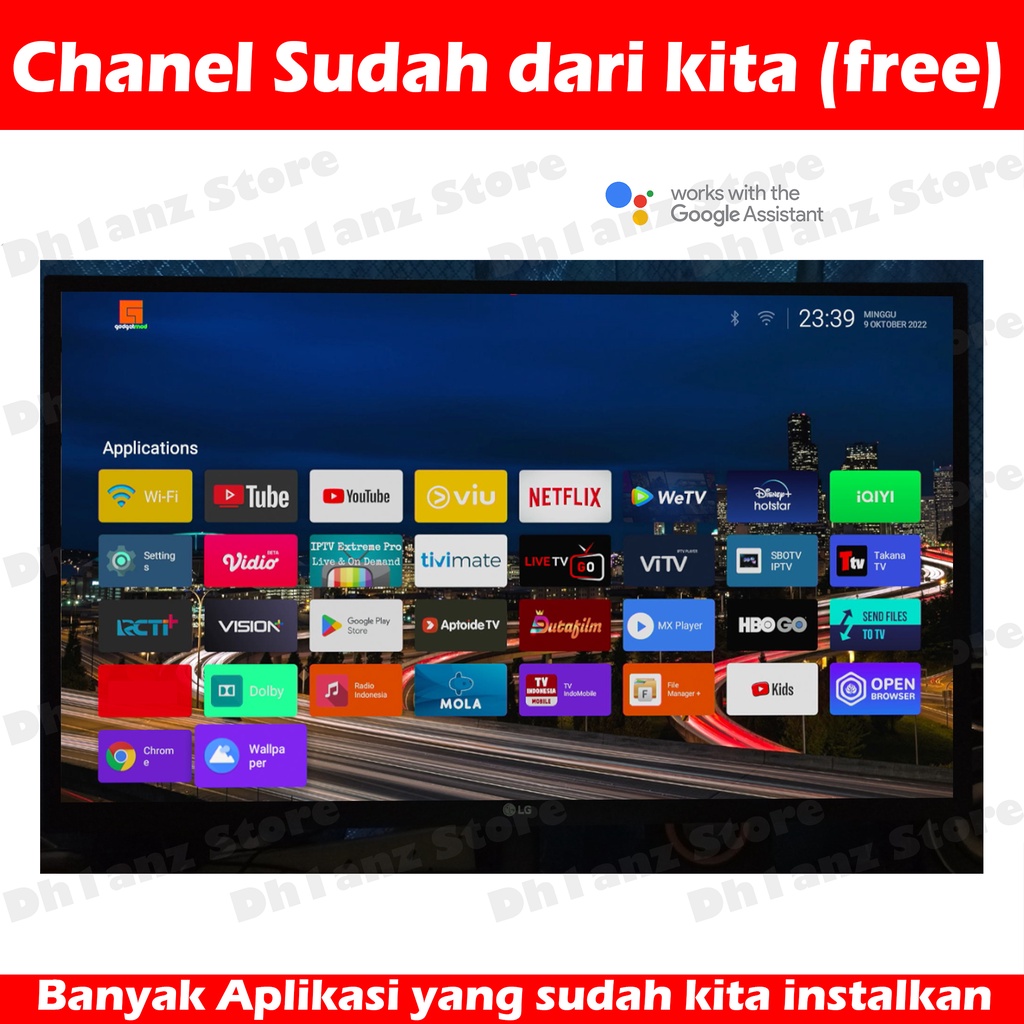 Android tv box Smart Tv android 10 ada playstore