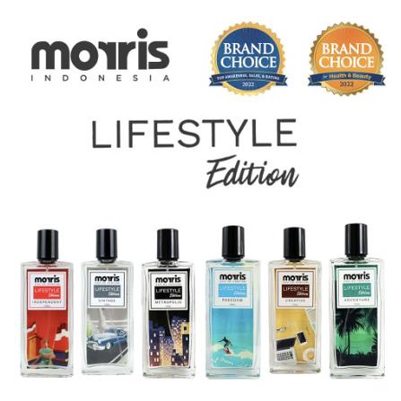 ^ KYRA ^ Morris Parfum Lifestyle Edition EDP Eau De Parfume Adventure Freedom Creative Vintage - Netto 100 ml