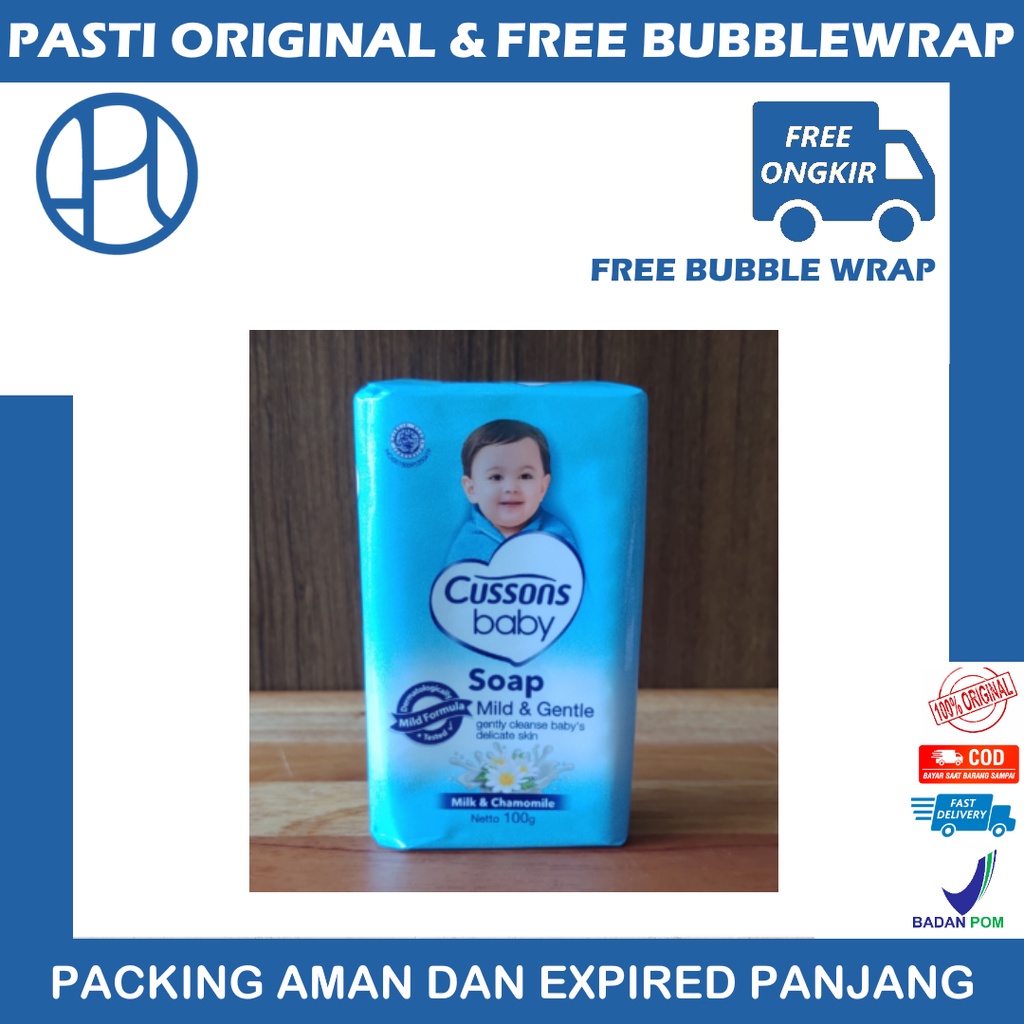 CUSSONS BABY SOAP 100gr SABUN BAYI PERLENGKAPAN MANDI