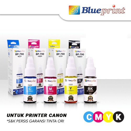 Tinta Blueprint 790 For Printer Canon Seri G1000/ G1010/ G2000