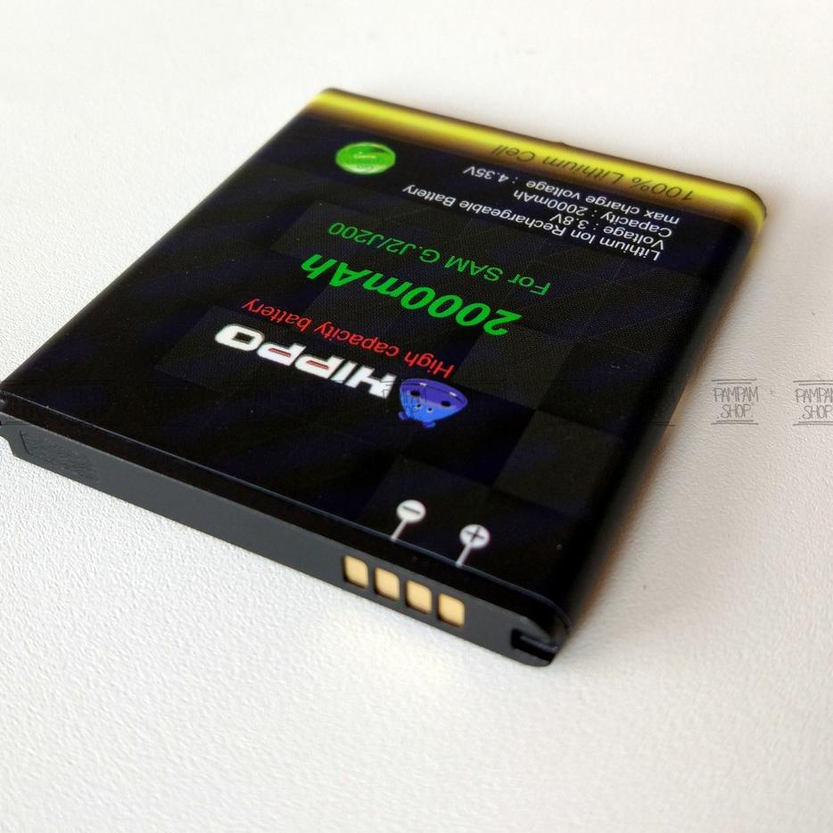 Official Shop--Baterai Hippo Double Power Original Samsung Galaxy J2 2015 J200 Core Prime G360 Ori B