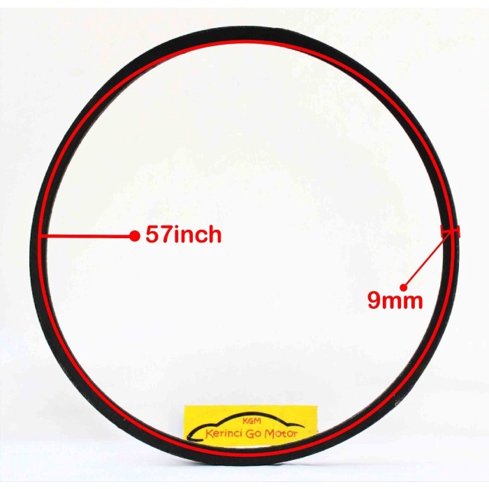 BANDO VAN BELT B-57 V BELT TALI KIPAS B57 FAN BELT VANBELT POLOS B-57