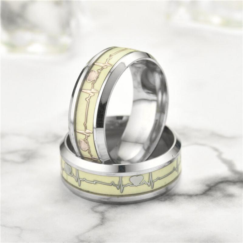 Cincin Pasangan Bahan Stainless Steel Untuk Pesta