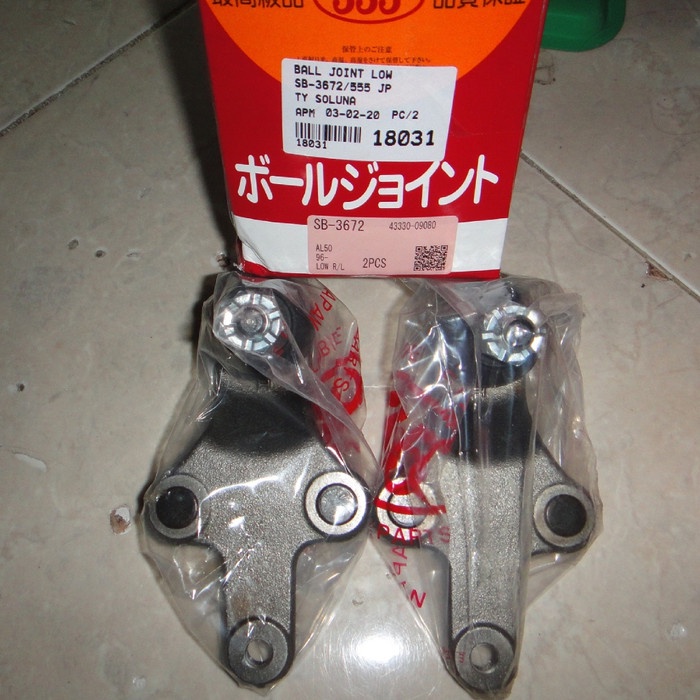 SPAREPART - Ball Joint Low Toyota Soluna 555 Japan AKSESORIS MOBIL - OTOMOTIF